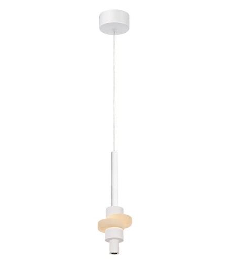 Lámpara colgante Betty blanco LED 7W alabastro - Mantra 9425
