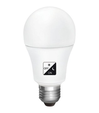 Bombilla sensor crepuscular LED 10W E27