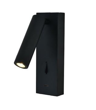 Aplique de lectura Tarifa lll negro 8985 USB-C - Mantra 2