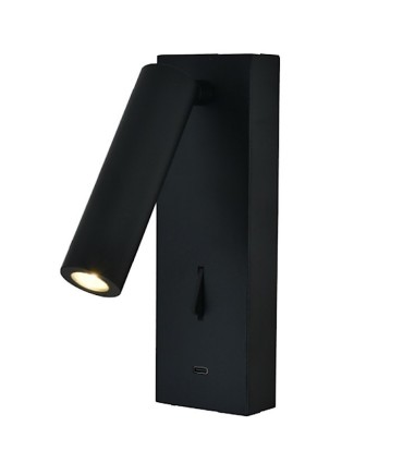 Aplique de lectura Tarifa lll negro 8985 USB-C - Mantra