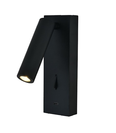 Aplique de lectura Tarifa lll negro 8985 USB-C - Mantra