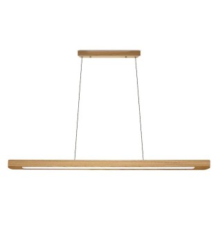 Lámpara de techo lineal madera MD2433-NAT LED - Ineslam