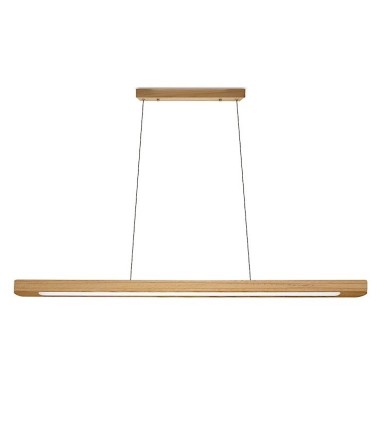 Lámpara de techo lineal madera MD2433-NAT LED - Ineslam