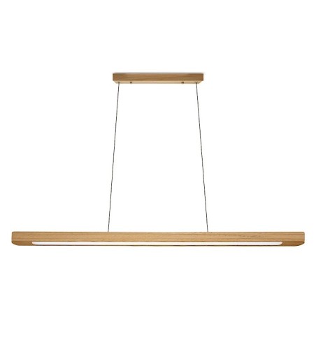 Lámpara de techo lineal madera MD2433-NAT LED - Ineslam