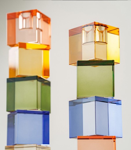 Candelabro Elta multicolor pequeño - VP Interiorismo