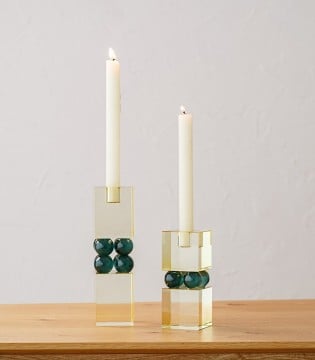 Candelabro Anit lima y turquesa pequeño - VP Interiorismo 2