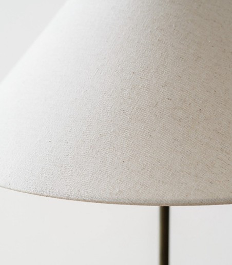 Lámpara de mesa Loure mármol, metal y lino - VP Interiorismo