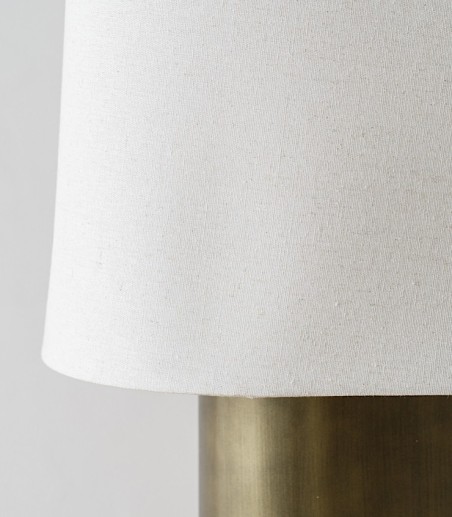 Lámpara de mesa Xes metal y pantalla lino - VP Interiorismo