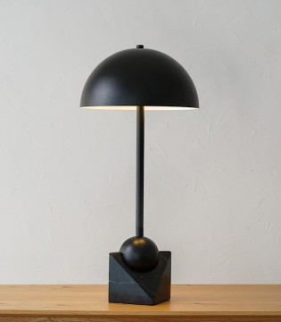Lámpara de mesa Roi metal y mármol - VP Interiorismo