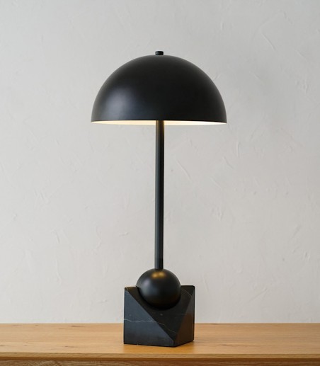 Lámpara de mesa Roi metal y mármol - VP Interiorismo