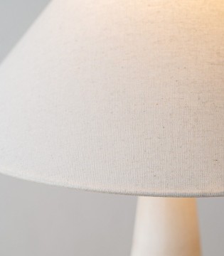 Lámpara de mesa Herea mármol, metal y lino - VP Interiorismo 2