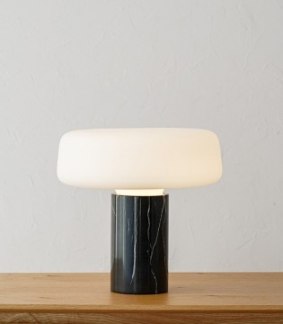 Lámpara de mesa Fiz mármol y vidrio - VP Interiorismo