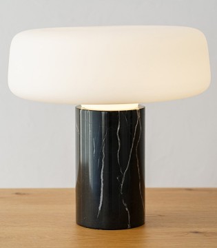 Lámpara de mesa Fiz mármol y vidrio - VP Interiorismo 2
