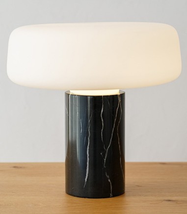 Lámpara de mesa Fiz mármol y vidrio - VP Interiorismo