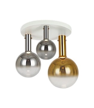 Plafón de techo Matices 3L blanco smoke oro  - Schuller