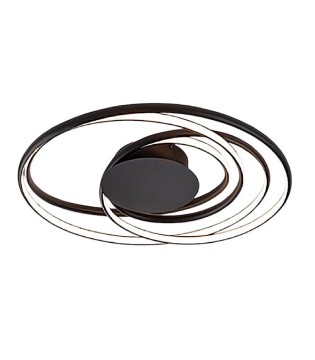 Plafón de techo Danza negro D70 - Schuller
