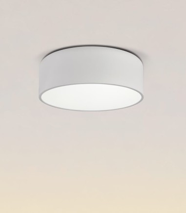 Plafón POT 2L blanco E27 Ø31cm - Olé! Lighting