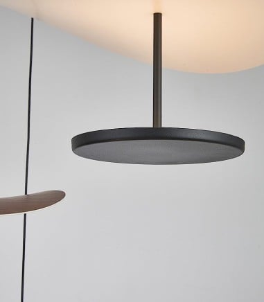 Detalle de Lámpara de techo moderna Abisal circular 3 luces LED 32W | Mantra