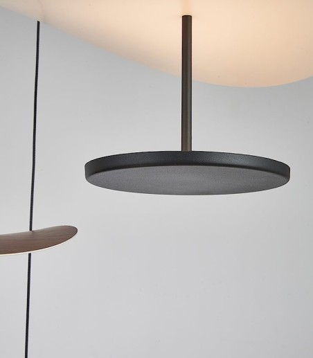 Detalle de Lámpara de techo moderna Abisal circular 3 luces LED 32W | Mantra