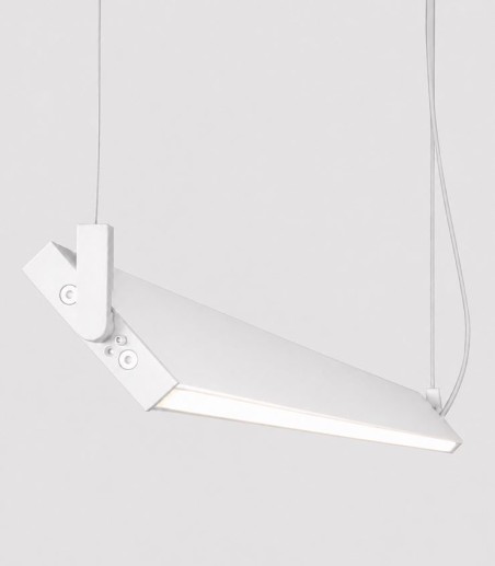 Lámpara colgante lineal LED MANOLO orientable | Olé Lighting