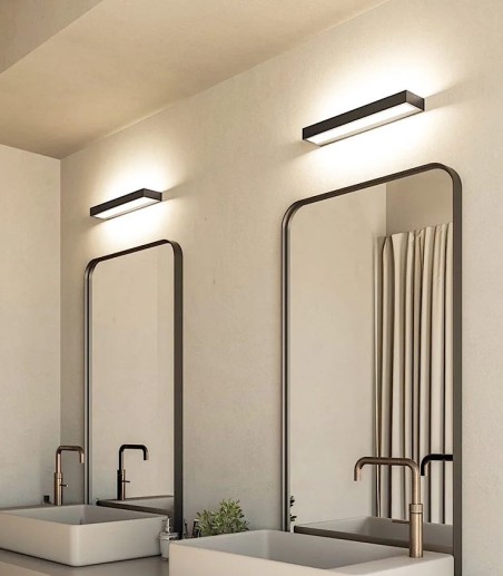 Baño con Aplique de pared LED MB1552-BK CCT IP44 - Ineslam