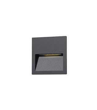 Empotrable exterior señalizador Nashira antracita 115 LED IP65 CCT - ACB