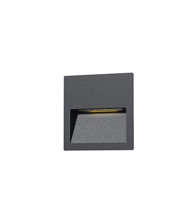 Empotrable exterior señalizador Nashira antracita 115 LED IP65 CCT - ACB