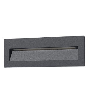 Empotrable exterior rectangular antracita Nashira 200 LED IP65 CCT - ACB