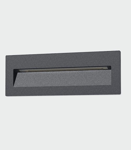 Empotrable exterior rectangular antracita Nashira 200 LED IP65 CCT - ACB