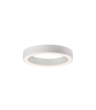 Sala de estar con Plafones circulares Aliso LED Ø47cm modernos negros de ACB 2
