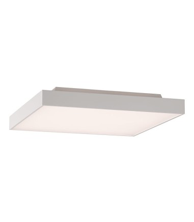 Plafón de techo cuadrado Oporto 60cm blanco - ACB