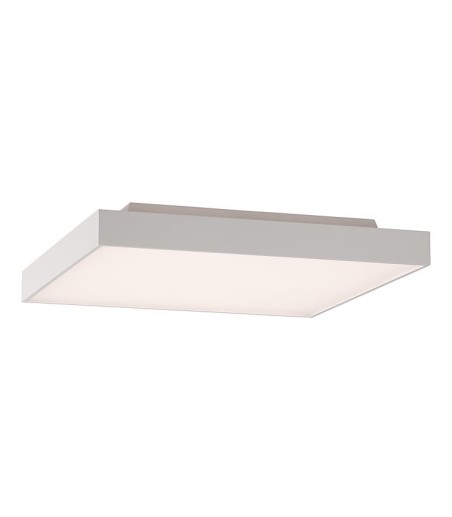 Plafón de techo cuadrado Oporto 60cm blanco - ACB