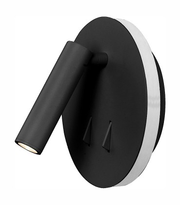 Aplique de pared Cayman LED 6083 negro - Mantra