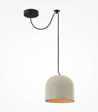 Lámpara Colgante Broni 20 cm desplazable de hormigón - Maytoni