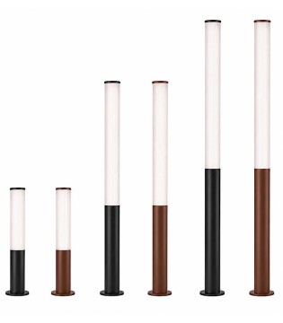 Baliza exterior LED GANT IP65 negro o corten | Mantra