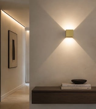 Aplique LED DAVOS Oro 12W dimable con haces ajustables - Mantra 2