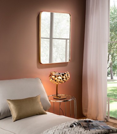 Espejo ORIO rectangular 61x81 cm oro - Schuller  127127