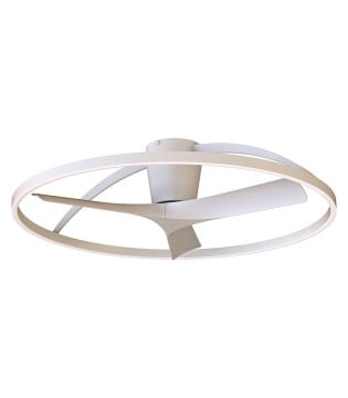 Ventilador de techo moderno Nepal II blanco grande 100cm 9485 - Mantra