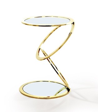 Mesa auxiliar AROS oro 45cm - Schuller 287760 2