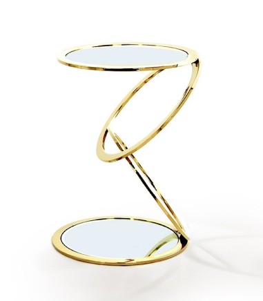Mesa auxiliar AROS oro 45cm - Schuller 287760