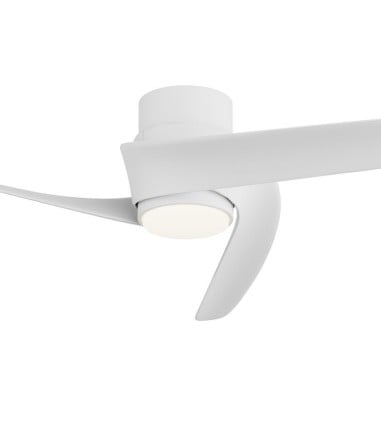 Detalle del Sala con Ventilador de techo LED Groenland S blanco 9066 Ø102cm de 3 aspas - Mantra