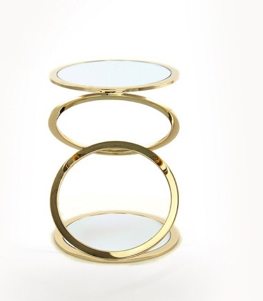 Mesa auxiliar AROS oro 45cm - Schuller 287760