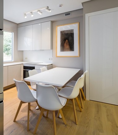 Cocina con Regleta 4 focos SAL Blanco GU10 6280 - Mantra