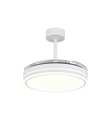 Ventilador de techo LED aspas retráctiles Luna S Ø91cm - Mantra