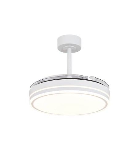 Ventilador de techo LED aspas retráctiles Luna S Ø91cm - Mantra
