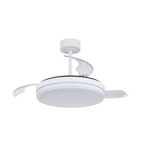 Ventilador de techo LED aspas retráctiles Luna S Ø91cm - Mantra