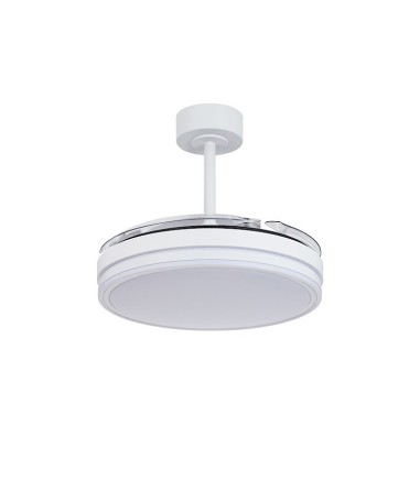 Ventilador de techo LED aspas retráctiles Luna S Ø91cm - Mantra