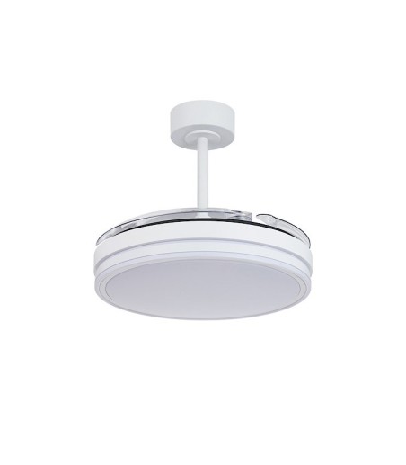 Ventilador de techo LED aspas retráctiles Luna S Ø91cm - Mantra
