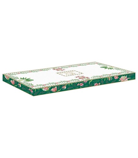 Caja decorada de Bandeja rectangular de porcelana Botanic Chic Easy Life 35x15 cm