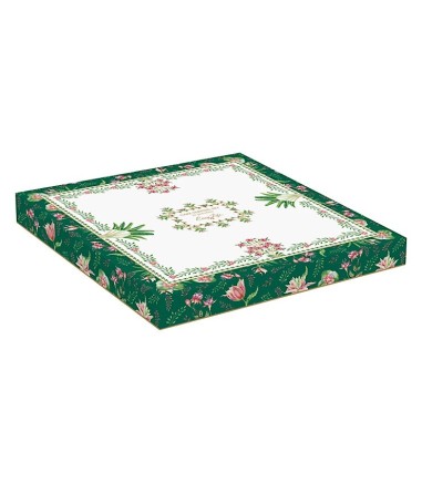 Caja decorada incluida con Plato para tarta con pala Botanic Chic Easy Life Ø32 cm